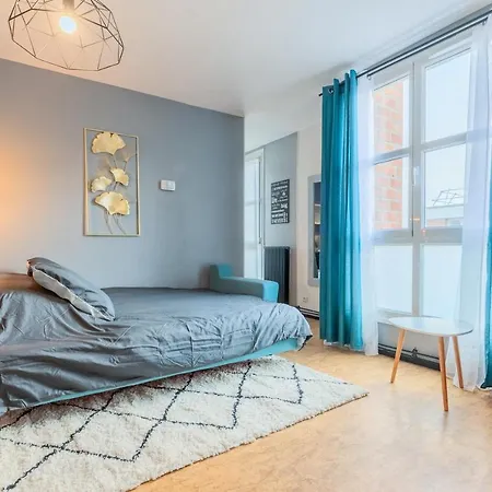 Apartmán Grand T2 A 8mn De Lille Et Stadium Terrasse Et Parking Prive *