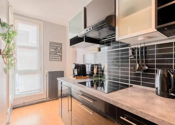 Grand T2 à 8mn De Lille Et Stadium Terrasse Et Parking Privé Appartement *